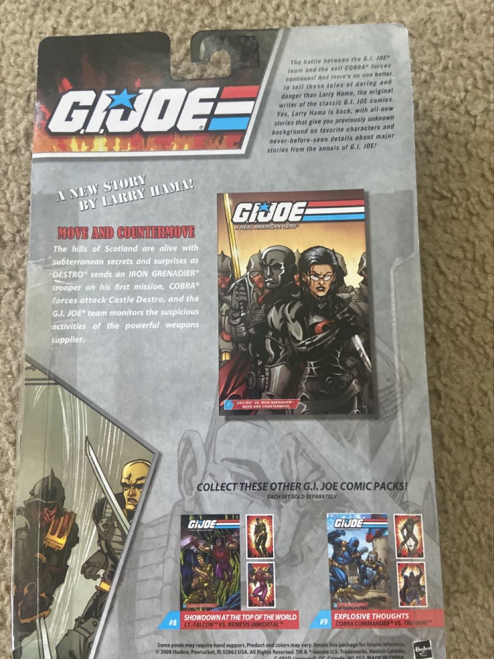 Iron Grenadier & Destro #7 - Hasbro (G.I. Joe Comic Series) action figure collectible [Barcode 653569315223] - Main Image 4