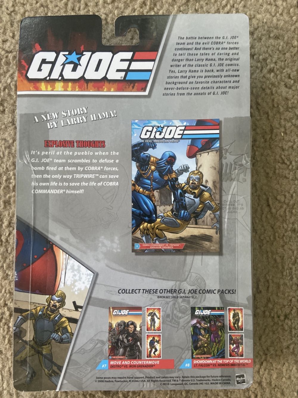 Cobra Commander & Tripwire #9 - Hasbro (G.I. Joe: A Real American Hero: 25th Anniversary) action figure collectible [Barcode 653569315247] - Main Image 3