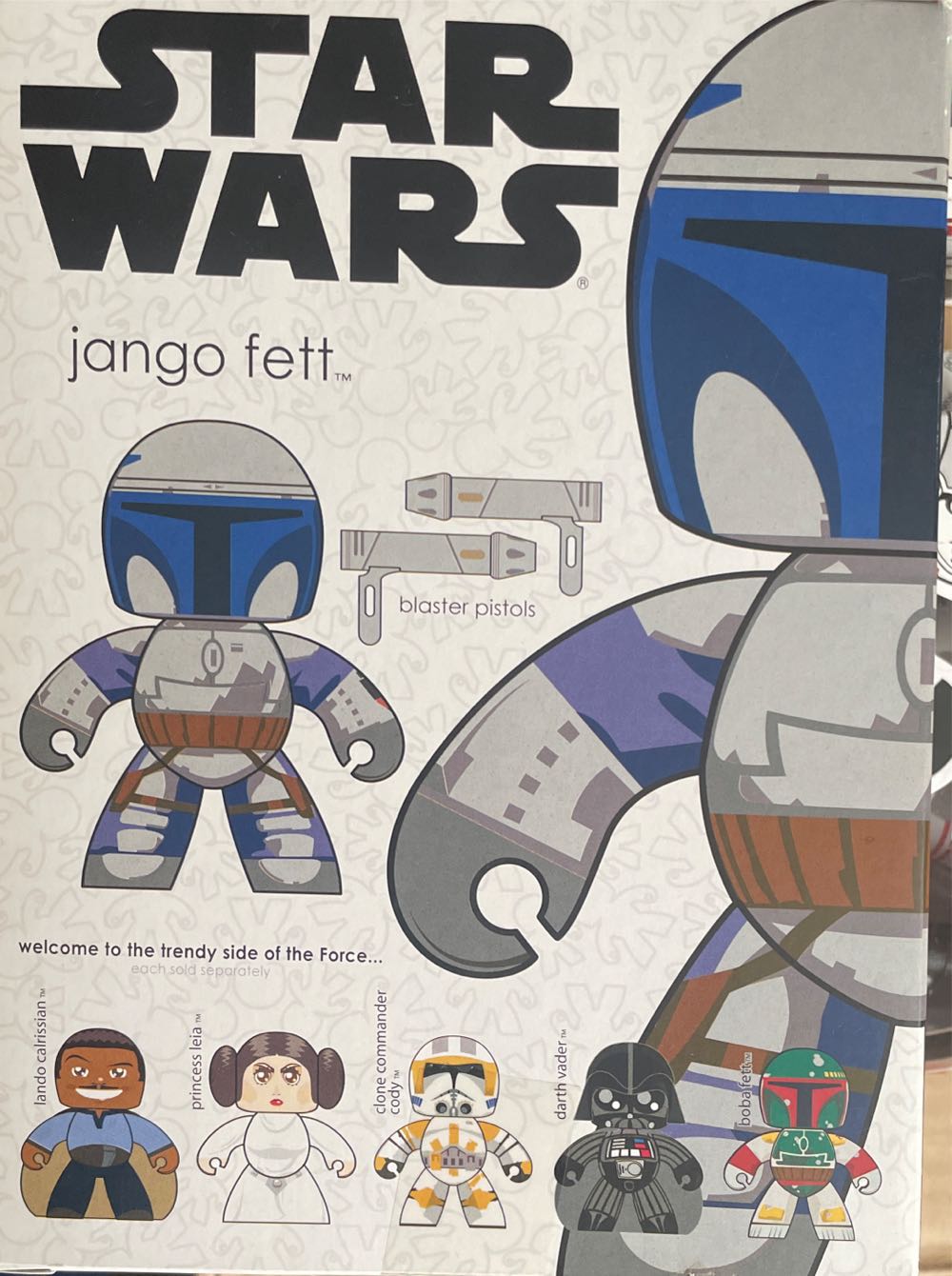 Jango Fett - Hasbro (Mighty Muggs) action figure collectible [Barcode 653569317265] - Main Image 3