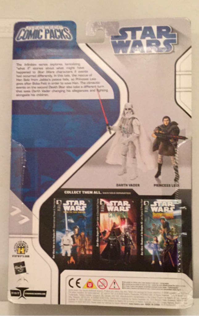 Darth Vader & Princess Leia Organa - Star Wars Comics Pack - Hasbro (Star Wars) action figure collectible [Barcode 653569318859] - Main Image 2