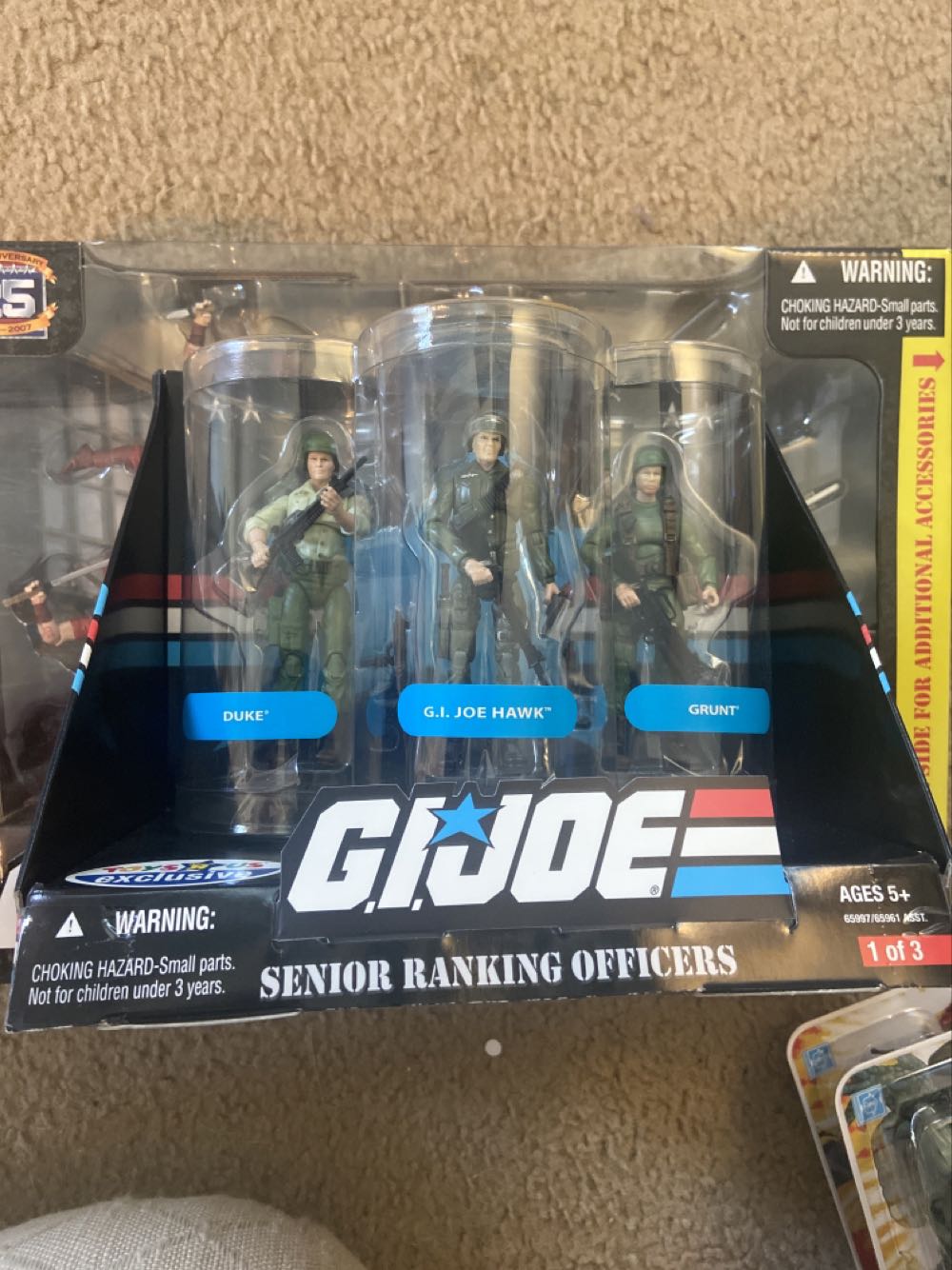 G.I. Joe 25th Anniversary: G.I. Joe Senior Ranking Officers - Hasbro (G.I. Joe 25th Anniversary) action figure collectible [Barcode 653569321491] - Main Image 2