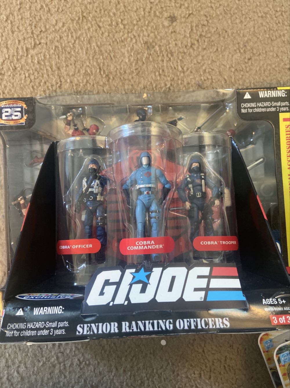 Cobra Senior Ranking Officers - Hasbro (G.I. Joe: 25th Anniversary) action figure collectible [Barcode 653569321507] - Main Image 2