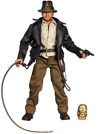 Indiana Jones 12”: INDIANA JONES Talking Action Figure Doll - Hasbro (Indiana Jones) action figure collectible [Barcode 653569322177] - Main Image 2