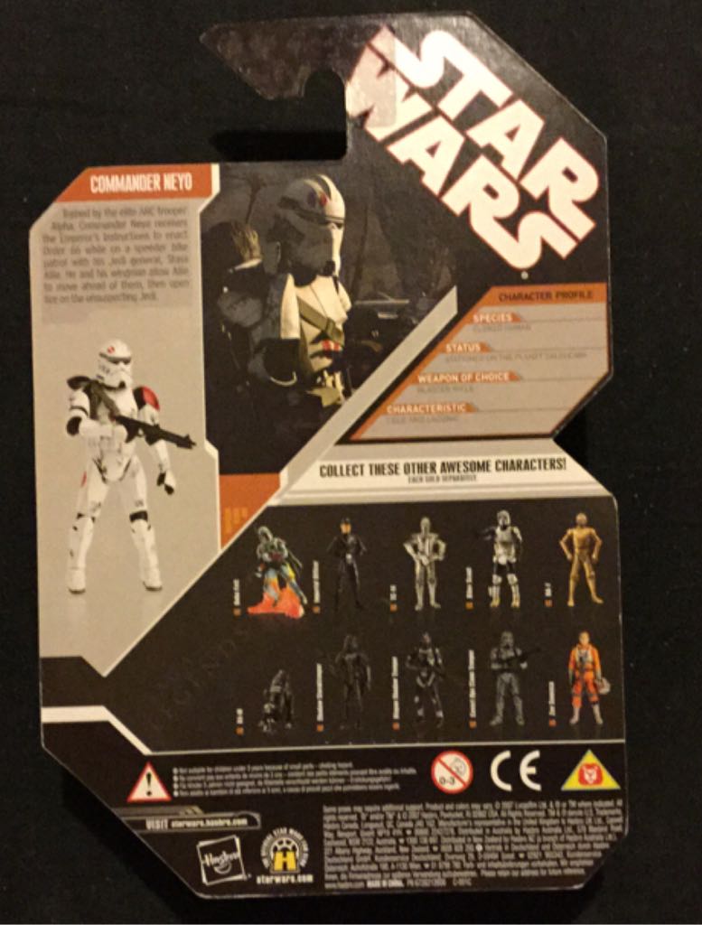 Commander Neyo - Hasbro (Star Wars: 30th Anniversary Collection) action figure collectible [Barcode 653569323228] - Main Image 2
