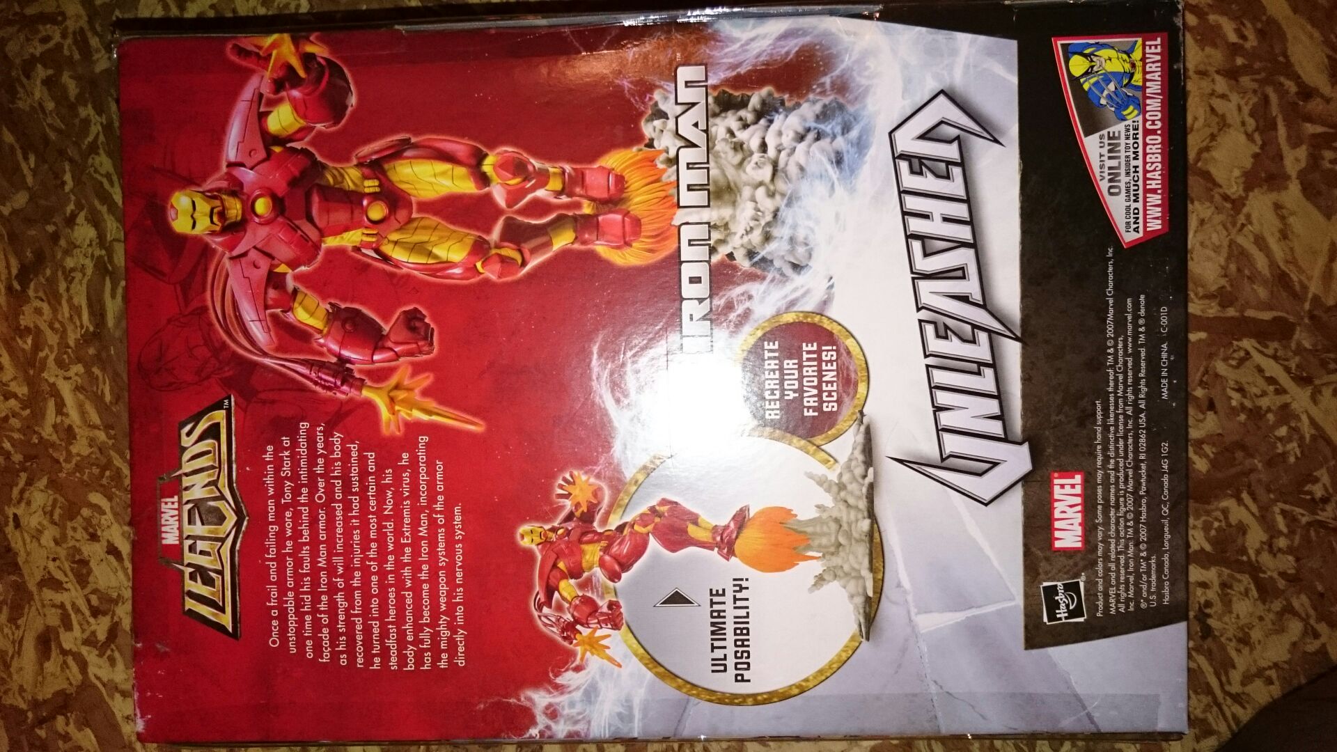 Iron Man Unleashed (Marvel Legends:Unleashed) - Hasbro (Marvel Legends) action figure collectible [Barcode 653569323709] - Main Image 2