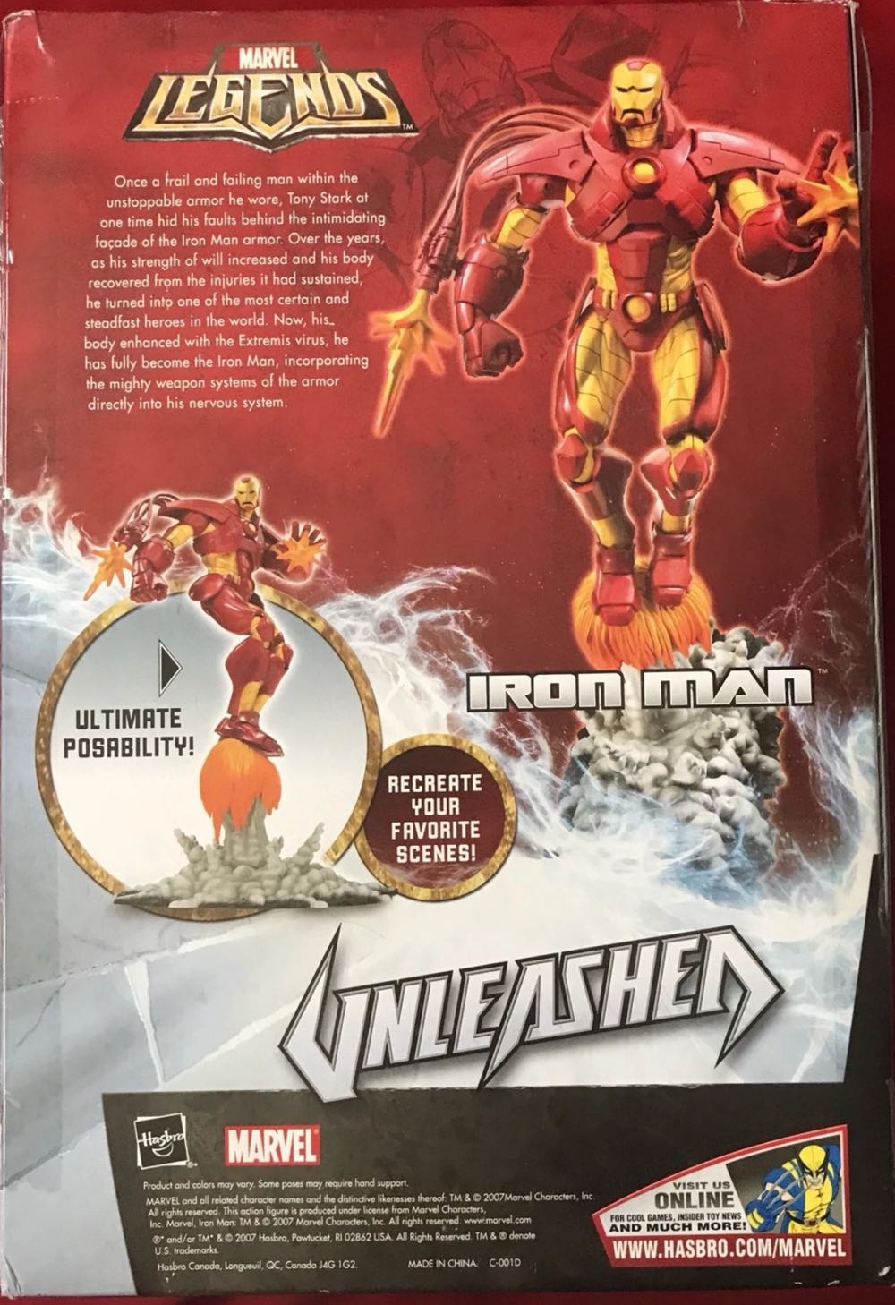 Iron Man Unleashed (Marvel Legends:Unleashed) - Hasbro (Marvel Legends) action figure collectible [Barcode 653569323709] - Main Image 4
