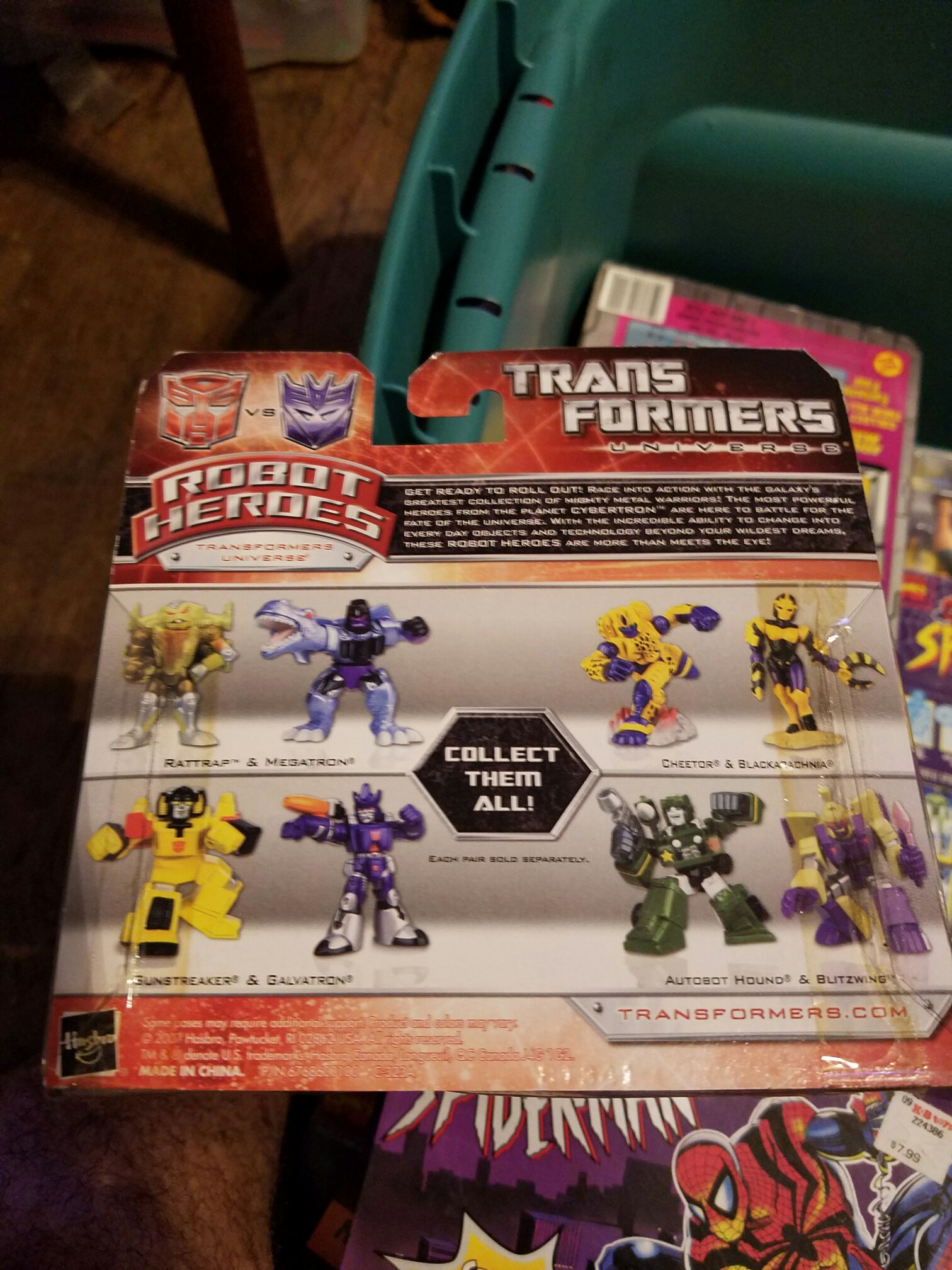 Transformers Robot Heroes Ratrap / Megatron  action figure collectible [Barcode 653569324812] - Main Image 2