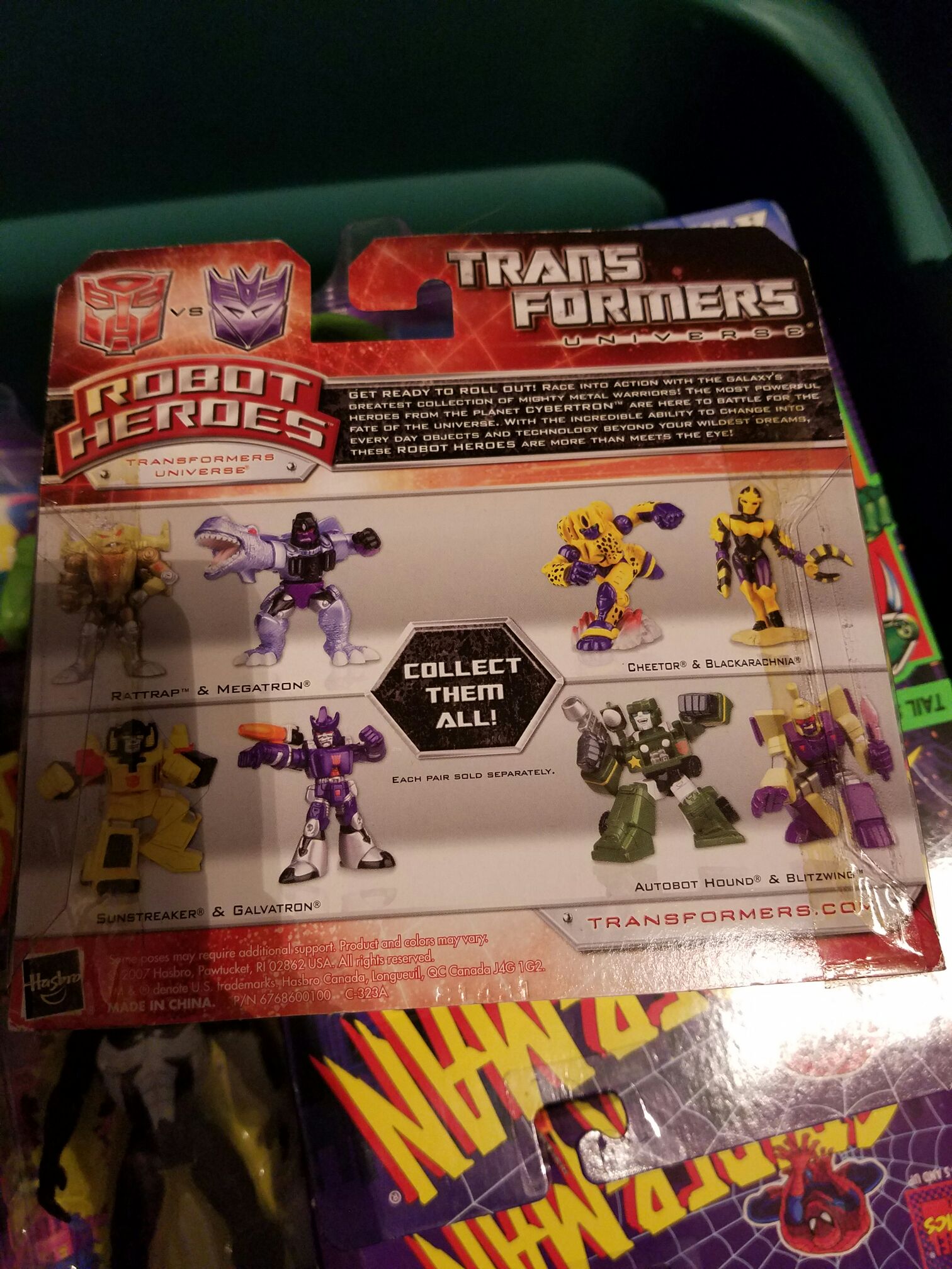 Transformers Robot Heroes Sunstreaker / Galvatron  action figure collectible [Barcode 653569324843] - Main Image 2