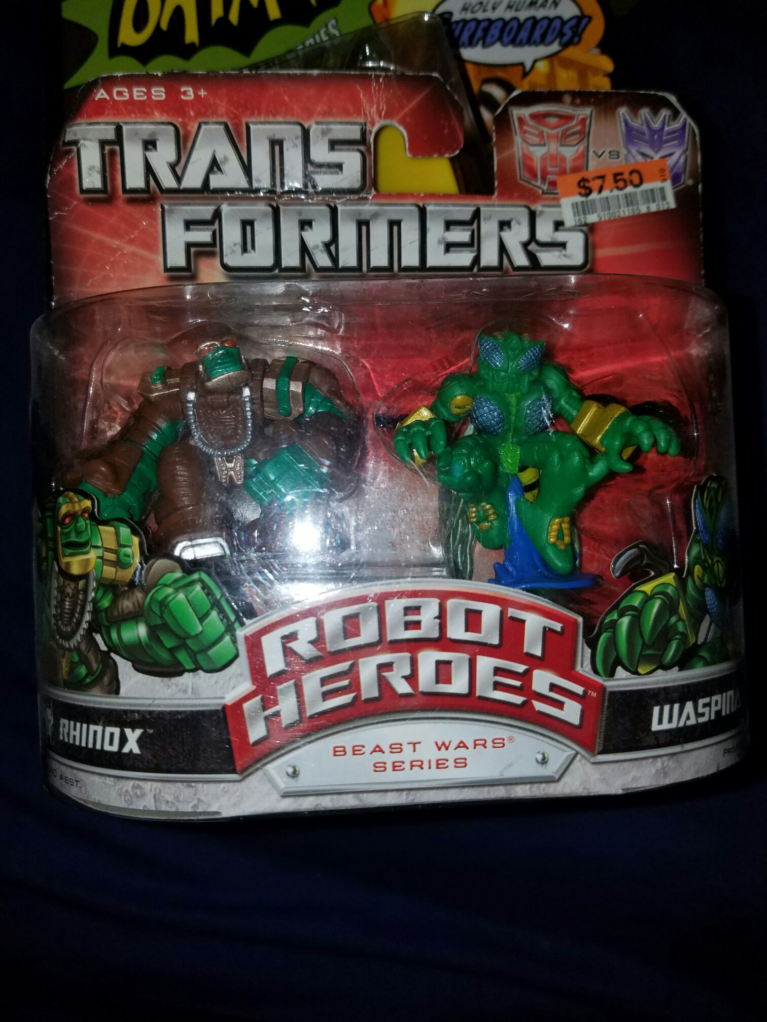 Transformers Robot Rescue- Rhinox & Waspinator  action figure collectible [Barcode 653569324874] - Main Image 1