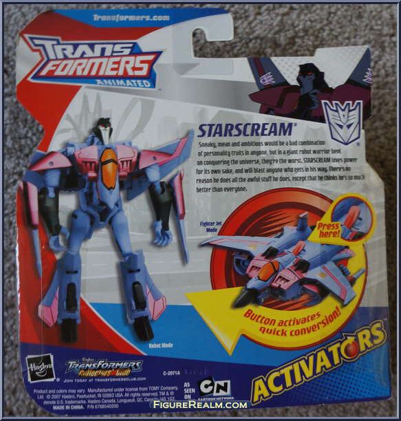Starscream (TFA Activators) - Hasbro (Transformers Animated) action figure collectible [Barcode 653569325079] - Main Image 2
