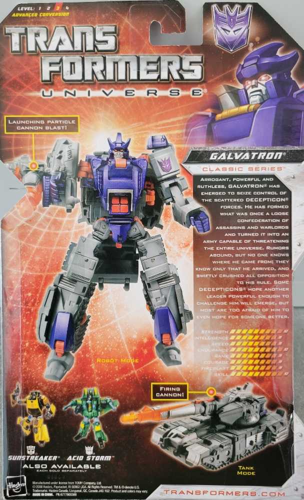 GALVATRON  - Hasbro (Classic) action figure collectible [Barcode 653569325192] - Main Image 3