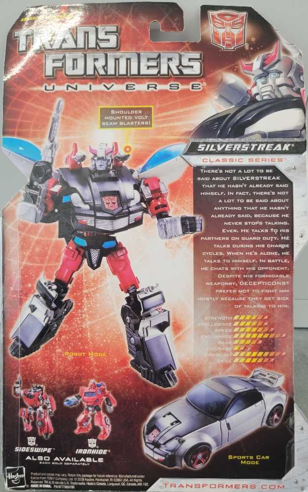 Silverstreak Bluestreak Carded - Hasbro (Transformers Universe) action figure collectible [Barcode 653569325215] - Main Image 3