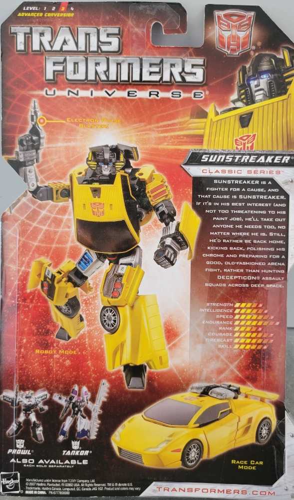 Sunstreaker - Hasbro (Generations) action figure collectible [Barcode 653569325222] - Main Image 3