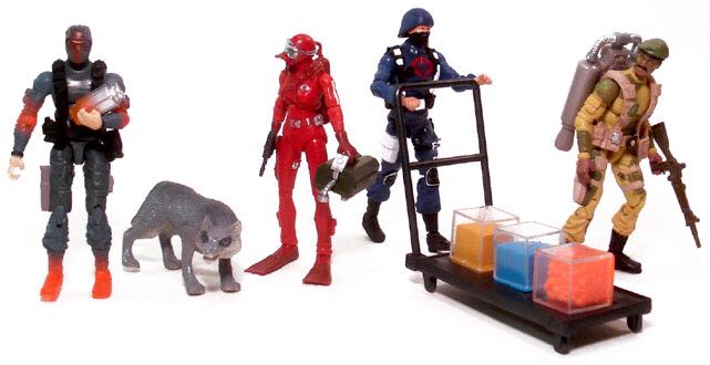 Snake-Eyes (Radioactive) - Hasbro (GI Joe 25th Anniversary) action figure collectible [Barcode 653569327509] - Main Image 2