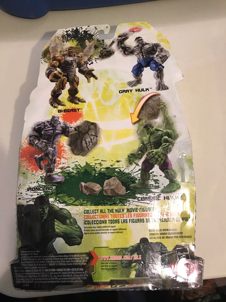 incredible hulk classic Hulk, The - Hasbro (Marvel: Incredible Hulk: 6”) action figure collectible [Barcode 653569329503] - Main Image 2