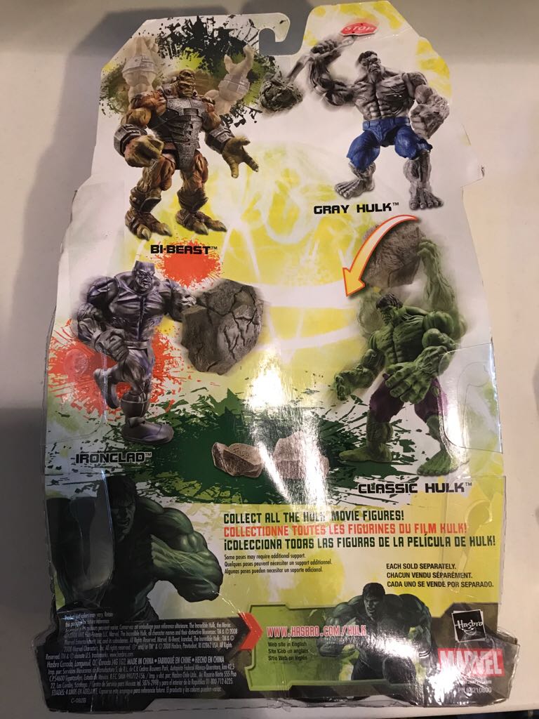 The Incredible Hulk Ironclad - Hasbro (Marvel: Incredible Hulk: 6”) action figure collectible [Barcode 653569329510] - Main Image 2