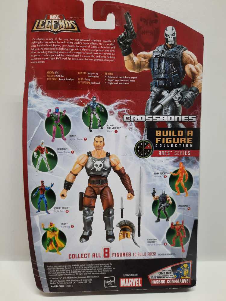 Marvel Legends: Crossbones - Hasbro (Ares Series) action figure collectible [Barcode 653569329732] - Main Image 2