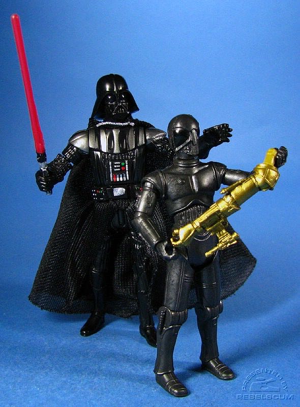 Darth Vader & K-3PX - Hasbro (Star Wars - Legacy Collection) action figure collectible [Barcode 653569329794] - Main Image 4