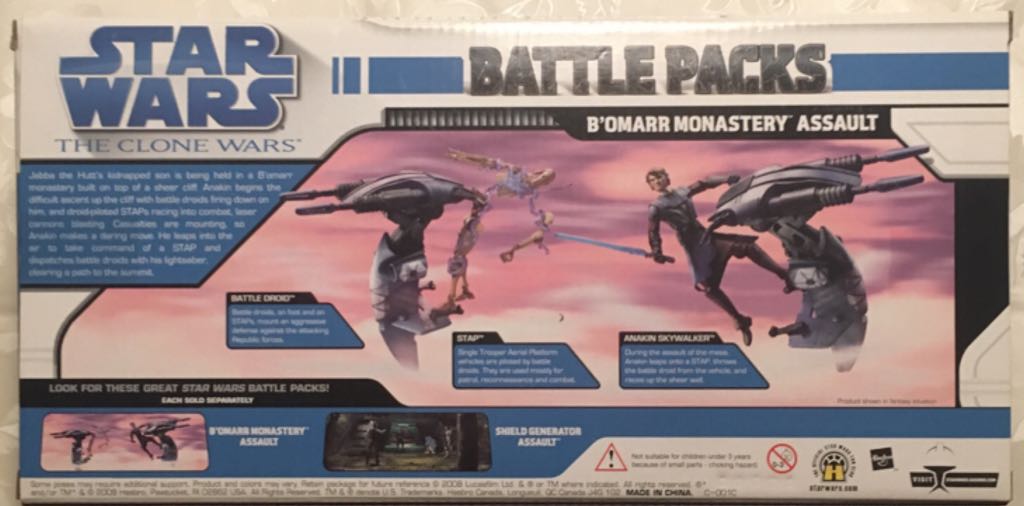 CW1 Bomarr Monastery Assault  - Hasbro (The Clone Wars) action figure collectible [Barcode 653569330622] - Main Image 2
