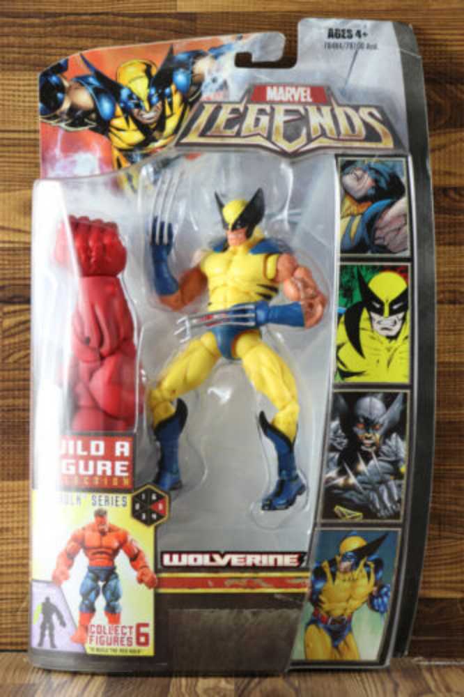 Wolverine (Variant) - Marvel (Marvel Legends Red Hulk BAF) action figure collectible [Barcode 653569334347] - Main Image 4