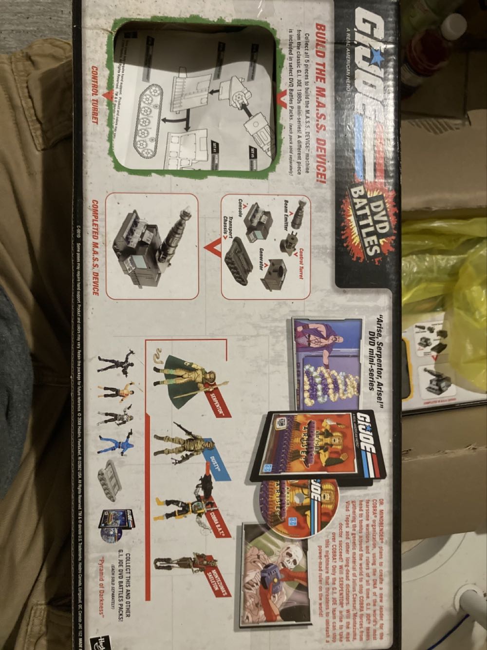 GI Joe: DVD Battles Set 3 - Arise, Serpentor, Arise - Hasbro (Xf - G.I.Joe 25th DVD Battles) action figure collectible [Barcode 653569335597] - Main Image 3