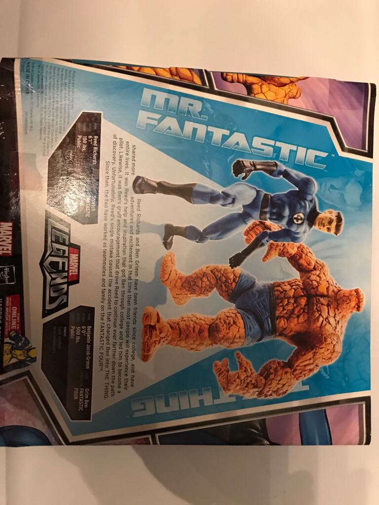 Marvel Legends Fantastic Four Mr Fantastic And Thing - Hasbro (Marvel Legends) (Fantastic Four) action figure collectible [Barcode 653569340539] - Main Image 2