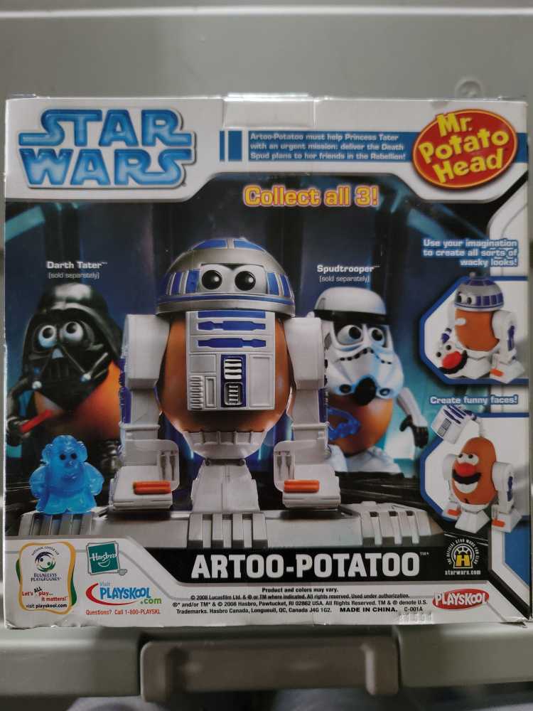 Artoo-potatoo - Playskool (Mr. Potato Head) action figure collectible [Barcode 653569341093] - Main Image 2