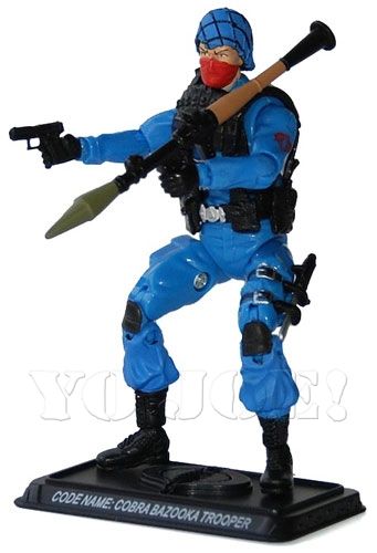 Cobra Anti-Armor Trooper (Bazooka Trooper) - Hasbro (G.I. Joe: 25th Anniversary) action figure collectible [Barcode 653569341192] - Main Image 2