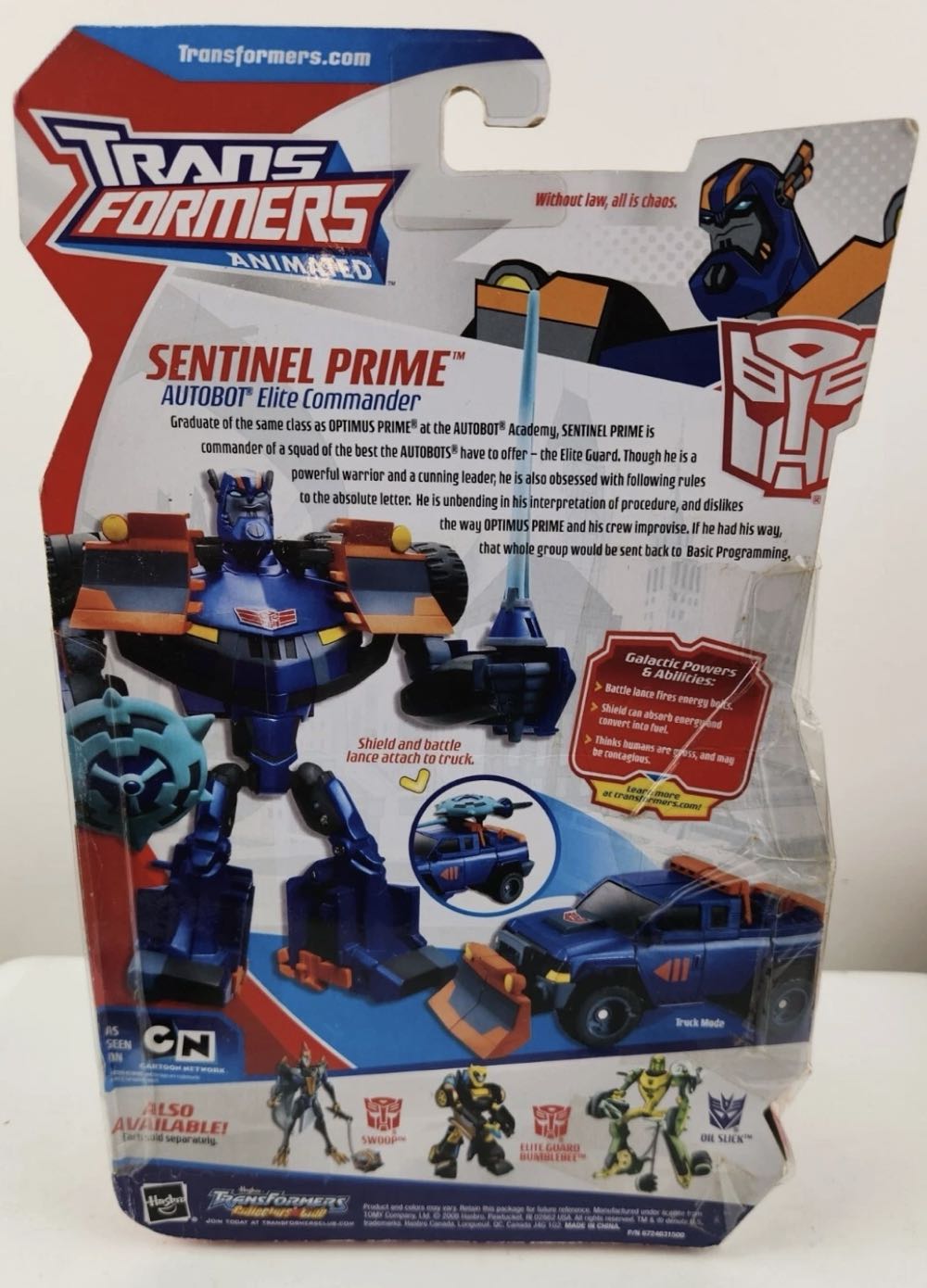 Transformers Animated Deluxe Class Sentinel Prime - Hasbro (Transformers Animated) action figure collectible [Barcode 653569341949] - Main Image 2