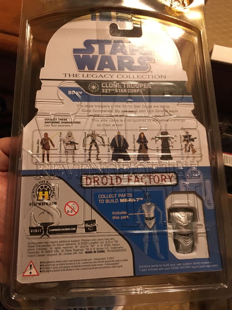 Clone Trooper 327th Star Corps BD 29 - Hasbro (The Legacy Collection) action figure collectible [Barcode 653569342229] - Main Image 2