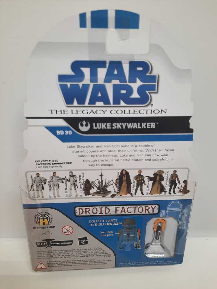 Luke Skywalker (Stormtrooper Disguise) - Hasbro (A New Hope) action figure collectible [Barcode 653569342236] - Main Image 2