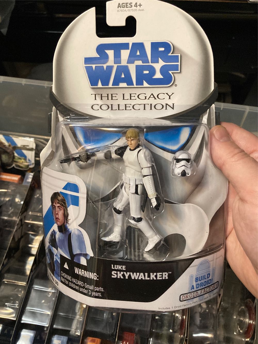 Luke Skywalker (Stormtrooper Disguise) - Hasbro (A New Hope) action figure collectible [Barcode 653569342236] - Main Image 4