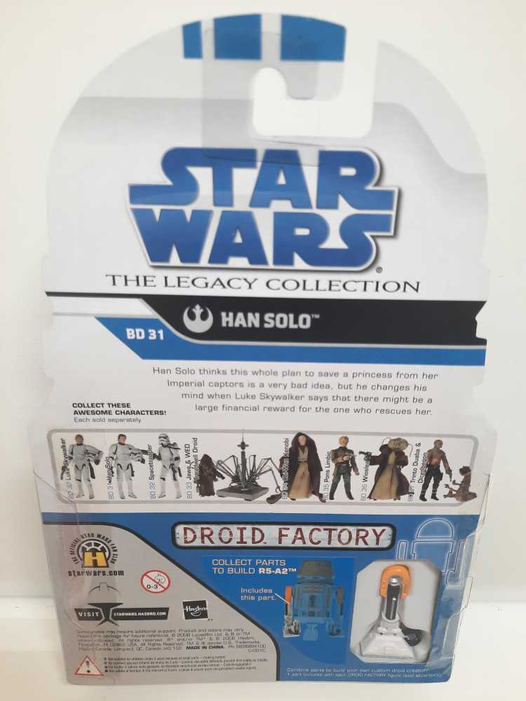 Vintage - Han Solo (Stormtrooper Disguise) - Hasbro (The Legacy Collection) action figure collectible [Barcode 653569342243] - Main Image 2