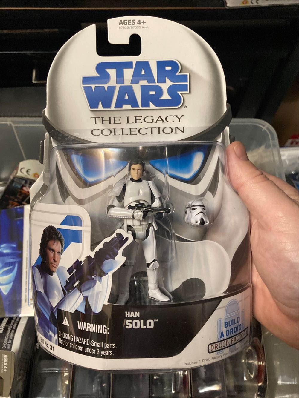 Vintage - Han Solo (Stormtrooper Disguise) - Hasbro (The Legacy Collection) action figure collectible [Barcode 653569342243] - Main Image 4