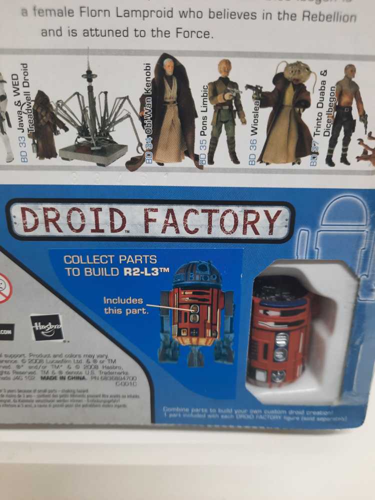Trinto Duaba & Dice Ibegon - Hasbro (Star Wars: Legacy: Droid Factory: 3”) action figure collectible [Barcode 653569342311] - Main Image 3