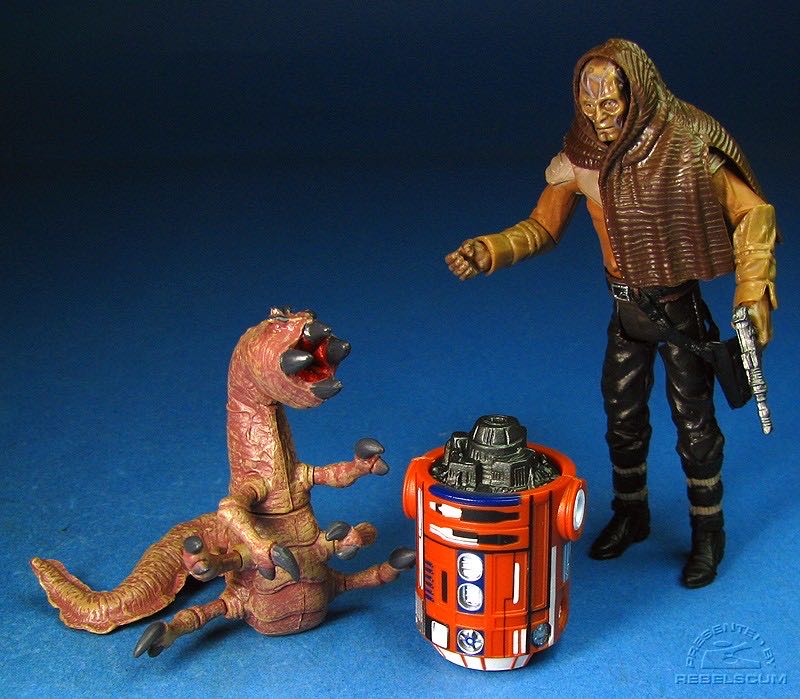 Trinto Duaba & Dice Ibegon - Hasbro (Star Wars: Legacy: Droid Factory: 3”) action figure collectible [Barcode 653569342311] - Main Image 4