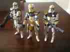 Star Wars Clone Trers And Commander Blylot Of 3 Loose - Hasbro (Star Wars The Clone Wars) action figure collectible [Barcode 653569342946] - Main Image 1
