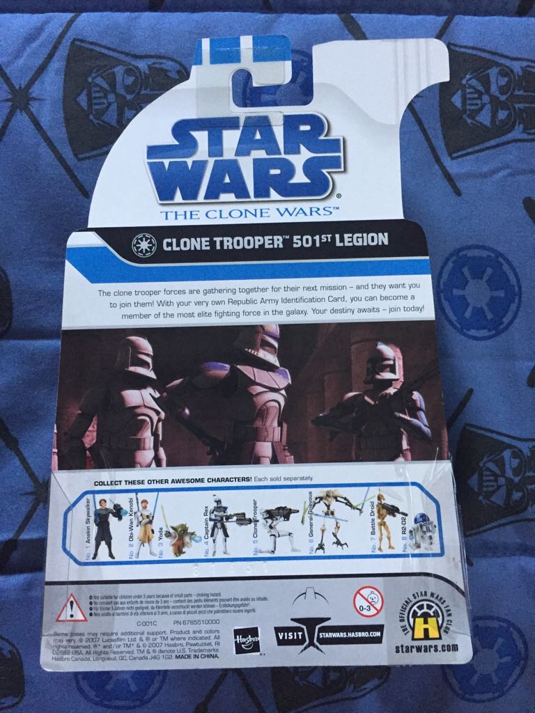 Star Wars Clone Trers And Commander Blylot Of 3 Loose - Hasbro (Star Wars The Clone Wars) action figure collectible [Barcode 653569342946] - Main Image 2