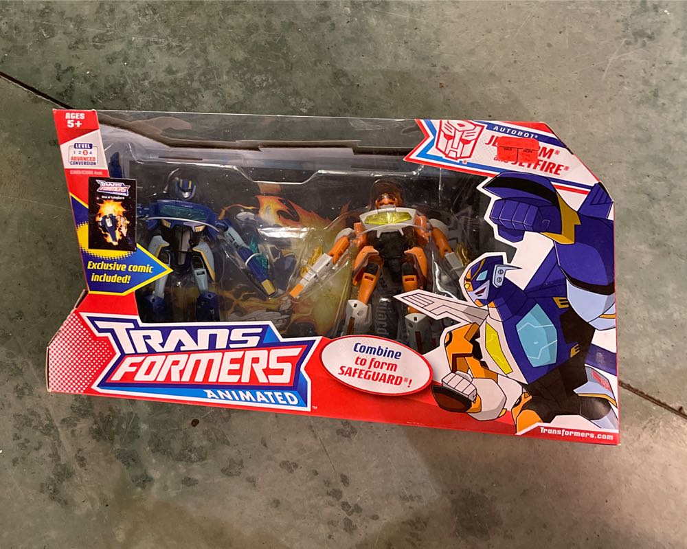 Jetstorm and Jetfire - Hasbro (Transformers: Animated) action figure collectible [Barcode 653569348382] - Main Image 2
