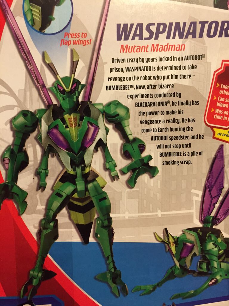 Waspinator (TFA) Voyager Class - Hasbro (Transformers: Animated) action figure collectible [Barcode 653569349846] - Main Image 1