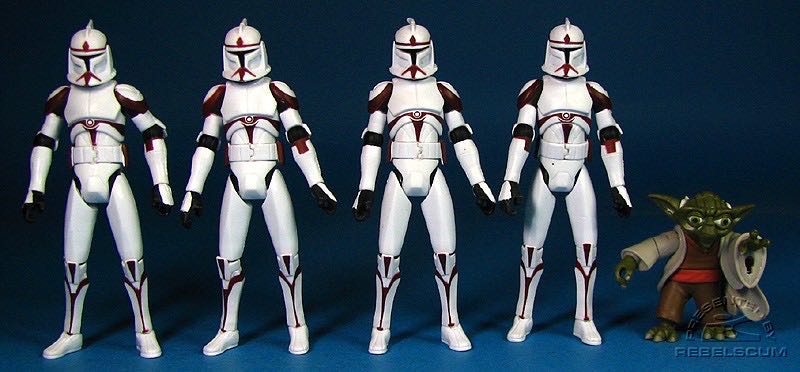 CW1 Battle Pack Yoda & Coruscant Guard - Hasbro (The Clone Wars) action figure collectible [Barcode 653569350163] - Main Image 2