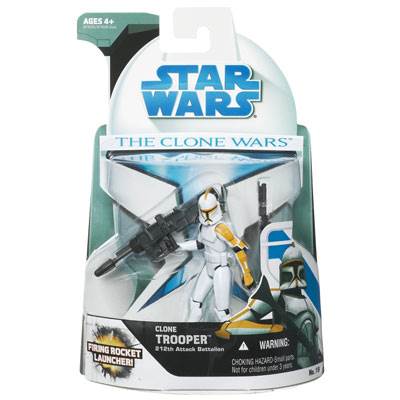 Clone Trooper (212th Attack Battalion) - Hasbro (Star Wars Clone Wars) action figure collectible [Barcode 653569350453] - Main Image 2