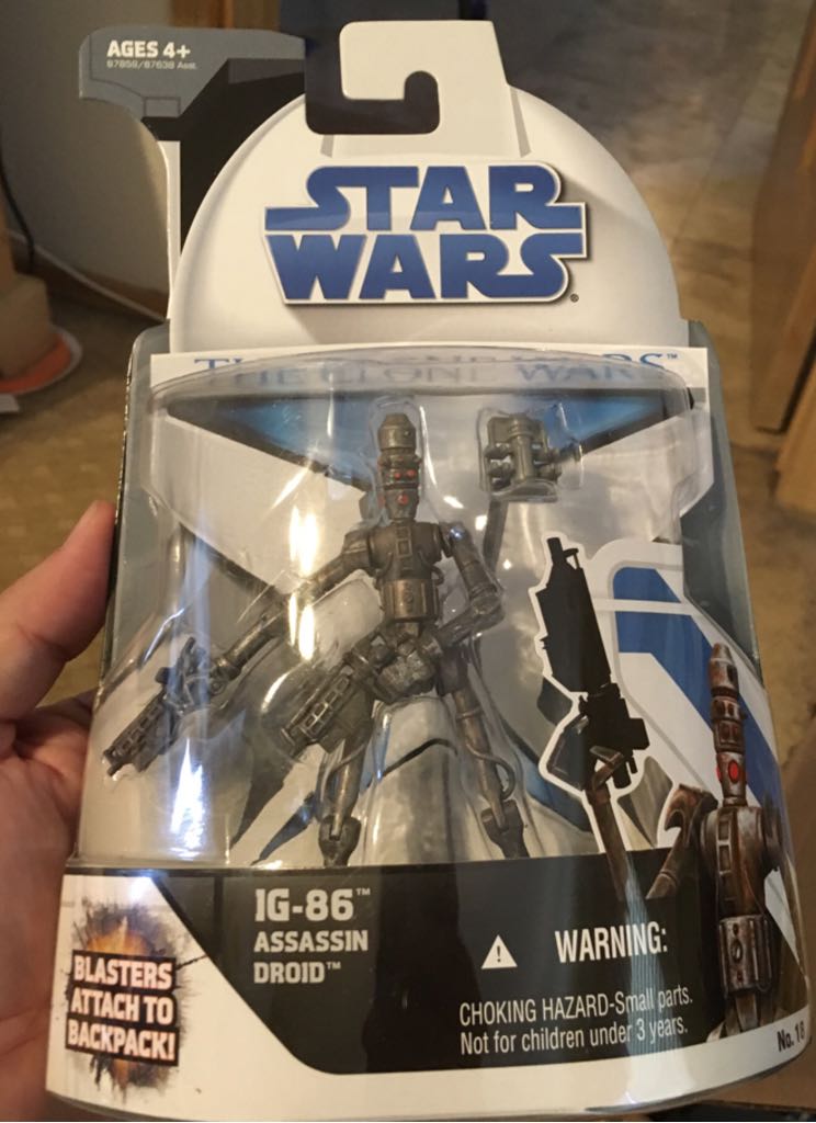 IG-86 - Hasbro (The Clone Wars (Blue)) action figure collectible [Barcode 653569350545] - Main Image 1