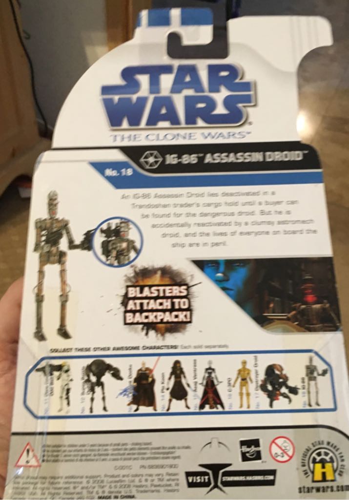 IG-86 - Hasbro (The Clone Wars (Blue)) action figure collectible [Barcode 653569350545] - Main Image 2
