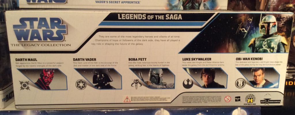 Legends Of The Saga Set (Exclusive)  (2008-2010 The Legacy Collection) action figure collectible [Barcode 653569352136] - Main Image 2