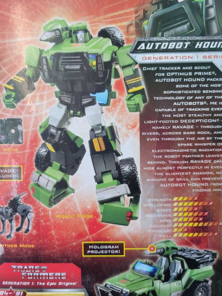 Hound With Ravage Carded - Hasbro (Transformers Universe) action figure collectible [Barcode 653569354536] - Main Image 4