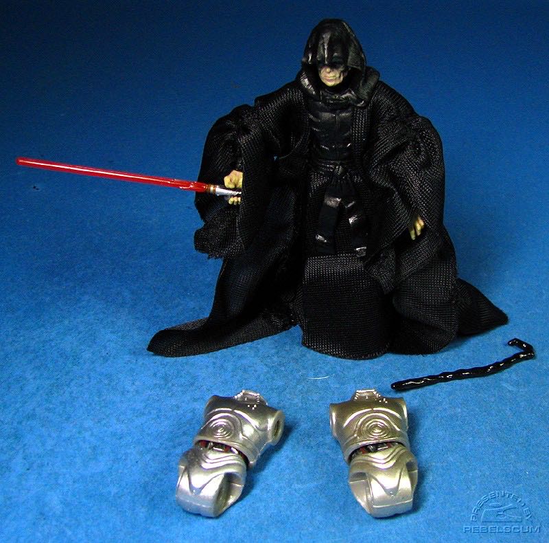 Emperor Palpatine - Hasbro (Star Wars: Legacy: Droid Factory: 3”) action figure collectible [Barcode 653569354901] - Main Image 4