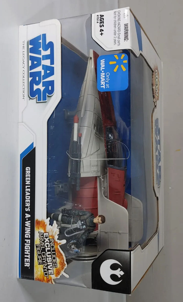 Green Leader’s A-Wing Fighter w/ Arvel Crynyd Figure - Hasbro (Walmart Exclusive) action figure collectible [Barcode 653569355021] - Main Image 4