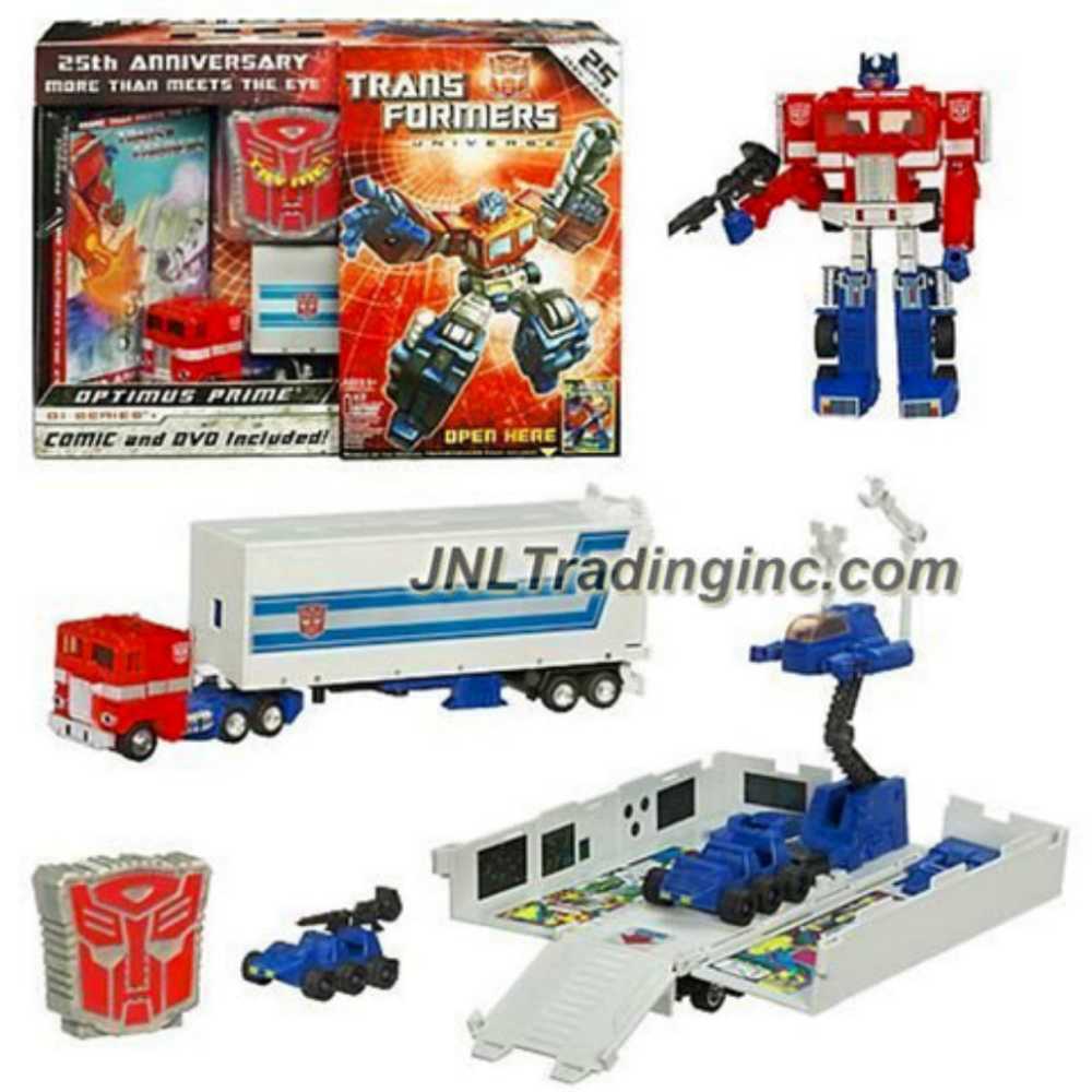 Hasbro Transformers Universe: 25th Anniversary Optimus Prime Robots Action Figu… - Hasbro (Deluxe Class) action figure collectible [Barcode 653569356455] - Main Image 3