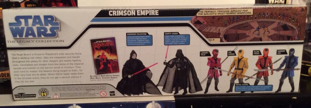 Crimson Empire 6-Pack (Kir Kanos, Lemmet Tauk, Darth Vader, Emperor Palpatine, Carnor Jax & Alum Frost) - Hasbro (Star Wars: Expanded Universe) action figure collectible [Barcode 653569358275] - Main Image 2